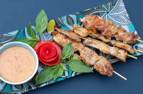 Image plat: Moo Satay