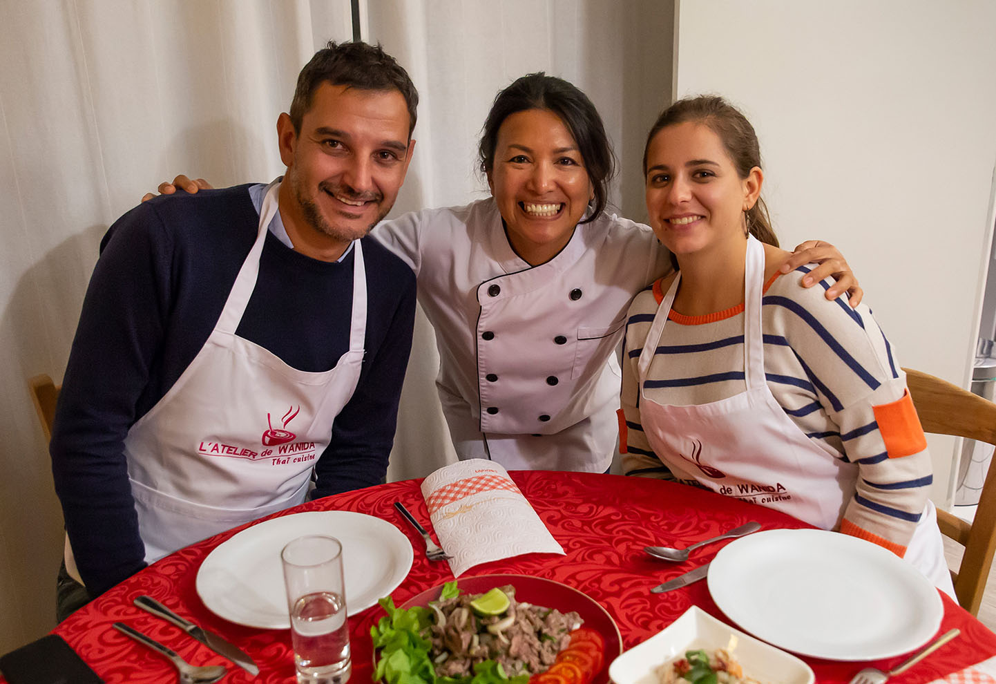 Photo de cours de cuisine - Manon et Julien - septembre 2019